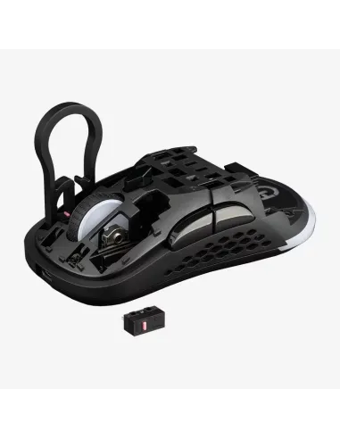 Hiditec PAC010039 GM1K Teclado Inalámbrico Mecánico Switch PRO Rojo + GX30 PRO Wireless Ratón Inalámbrico Gaming aRGB