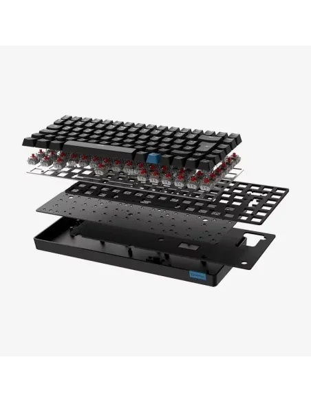 Hiditec PAC010039 GM1K Teclado Inalámbrico Mecánico Switch PRO Rojo + GX30 PRO Wireless Ratón Inalámbrico Gaming aRGB