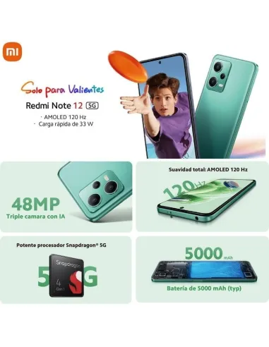 Xiaomi Redmi Note 12 5G 6/128GB Azul Glaciar