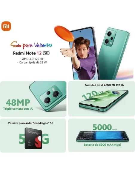 Xiaomi Redmi Note 12 5G 6/128GB Azul Glaciar