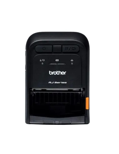 Brother R-J2055WB Impresora de Etiquetas y Tickets Portatil Térmica USB + Bluetooth Negra