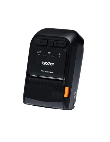 Brother R-J2055WB Impresora de Etiquetas y Tickets Portatil Térmica USB + Bluetooth Negra