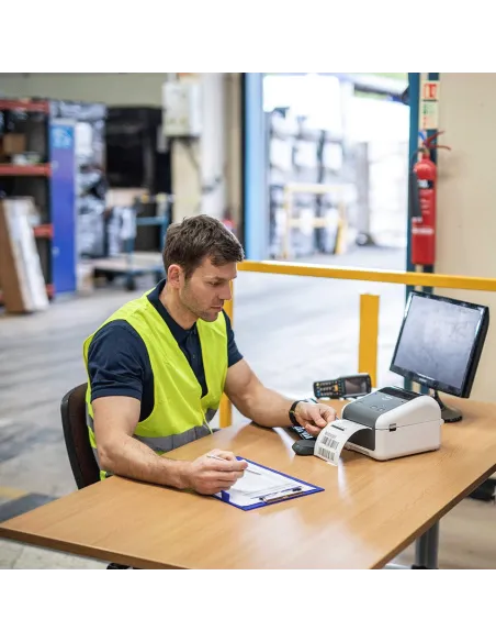 Brother TD-4410DXX1 Impresora de Etiquetas y Tickets Termica Directa USB + Puerto Serial