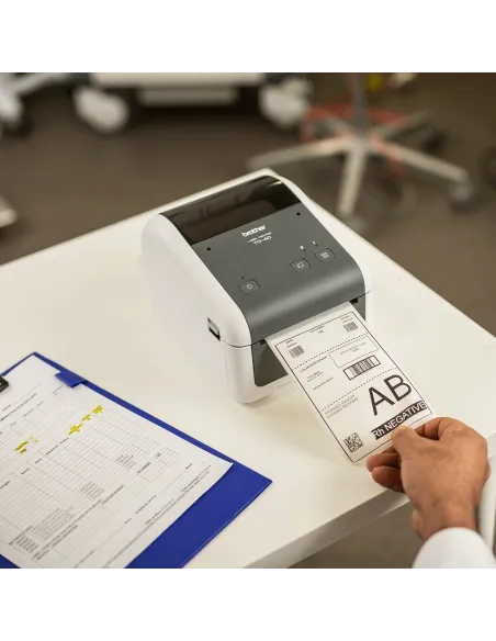 Brother TD-4410DXX1 Impresora de Etiquetas y Tickets Termica Directa USB + Puerto Serial