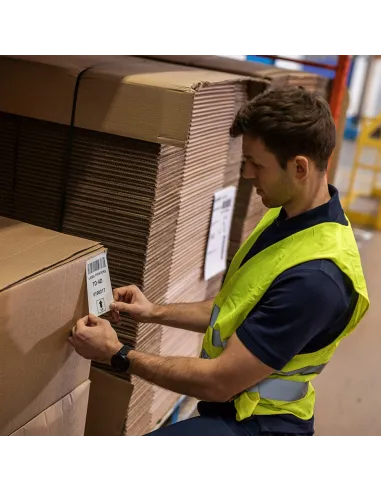 Brother TD-4520DN Impresora Térmica Directa de Etiquetas USB + Ethernet + Puerto Serial