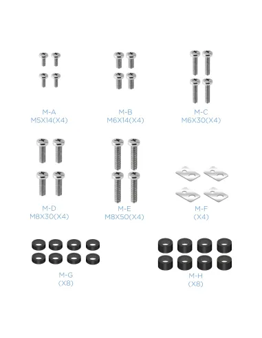 TooQ FS20100M-B Soporte de Suelo para Monitor/TV 37 - 100" Máx. 150Kg Negro
