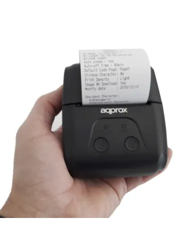 Approx APPPOS58 Impresora de Tickets Portatil USB + Bluetooth + Puerto Serial
