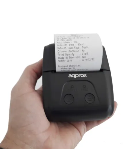 Approx APPPOS58 Impresora de Tickets Portatil USB + Bluetooth + Puerto Serial