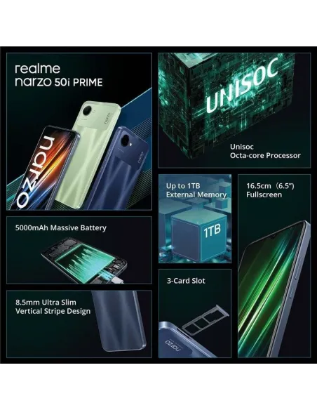 Realme Narzo 50i Prime 3/32GB Azul