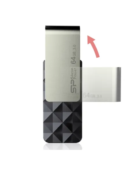Silicon Power Blaze B30 Pendrive USB 3.2 128GB Negro