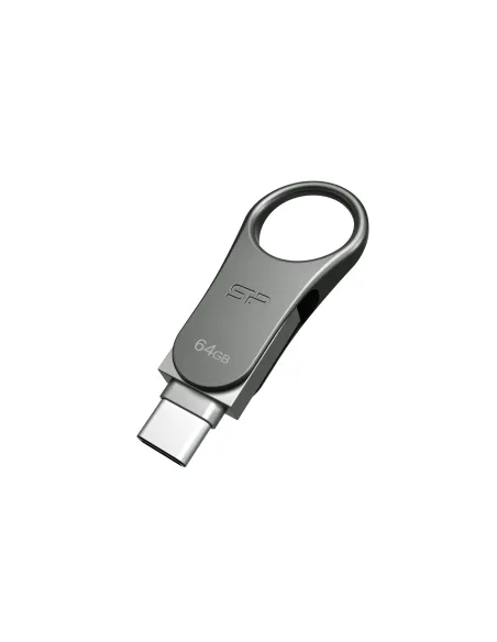 Silicon Power Mobile C80 Pendrive USB 3.2 128 GB Titanio