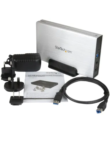 StarTech S3510SMU33 Caja para Disco Duro HDD 3.5" SATA III USB 3.0