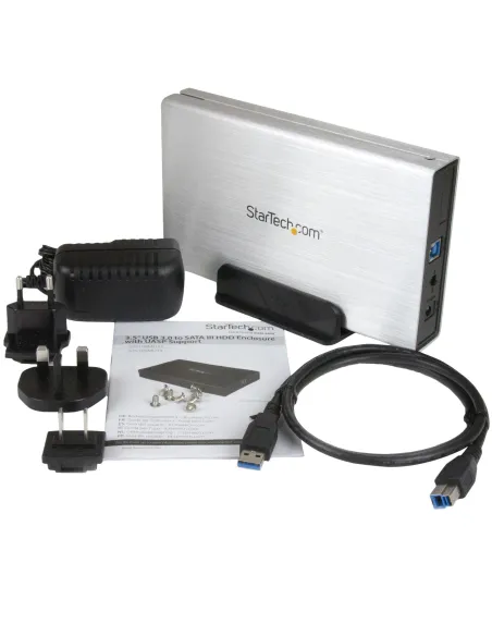 StarTech S3510SMU33 Caja para Disco Duro HDD 3.5" SATA III USB 3.0