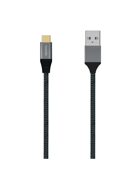 Aisens A107-0633 Cable USB-C 3.1 Gen2 10Gbps a USB-A 2M Gris