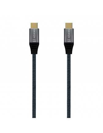 Nanocable Cable Prolongador USB-C 3.2 Gen2x2 20Gbps 3A, 4K/60Hz, USB-C/M-USB -C/H, Negro, 1.5 m