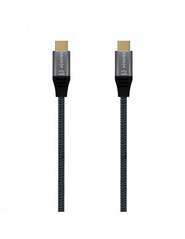 Aisens A107-0629 Cable USB-C 2.0 5A 100W 1M Gris