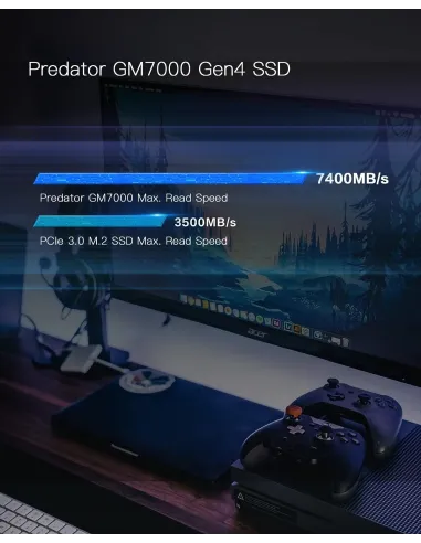 Acer Predator GM7 SSD M.2 4TB PCIe Gen 4