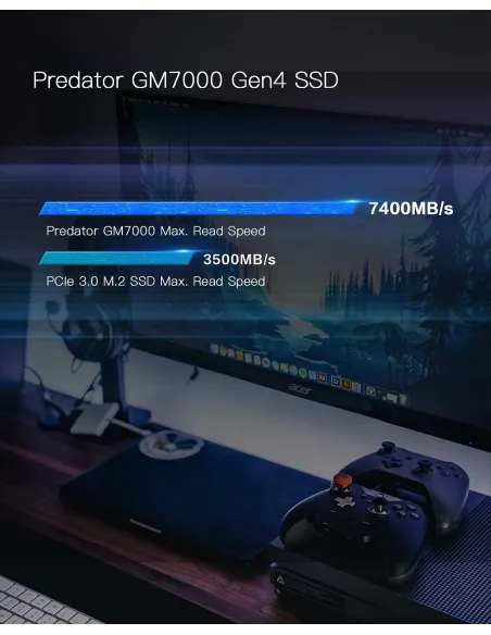 Acer Predator GM7 SSD M.2 4TB PCIe Gen 4