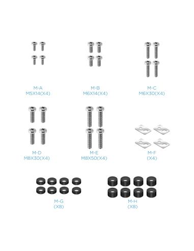 TooQ FS20300M-B Soporte de Suelo con Ruedas para Pantallas de 60 - 100"  Máx. 100 Kg Aluminio