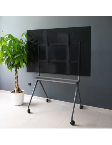 TooQ FS20205M-B Soporte de Suelo con Ruedas para Pantallas 50 - 86" Máx. 120 Kg Gris