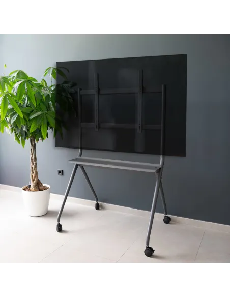 TooQ FS20205M-B Soporte de Suelo con Ruedas para Pantallas 50 - 86" Máx. 120 Kg Gris