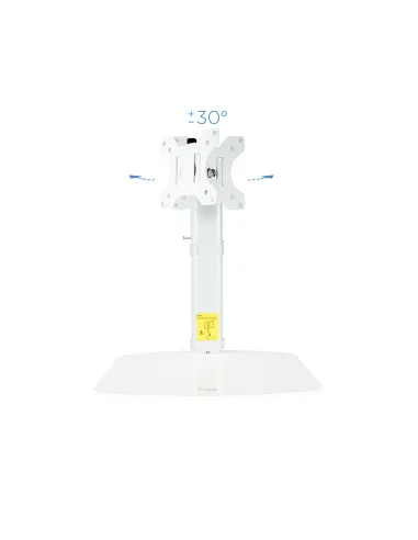 TooQ DB1127TN-W Soporte de Mesa 17-27" Máx. 6Kg Blanco