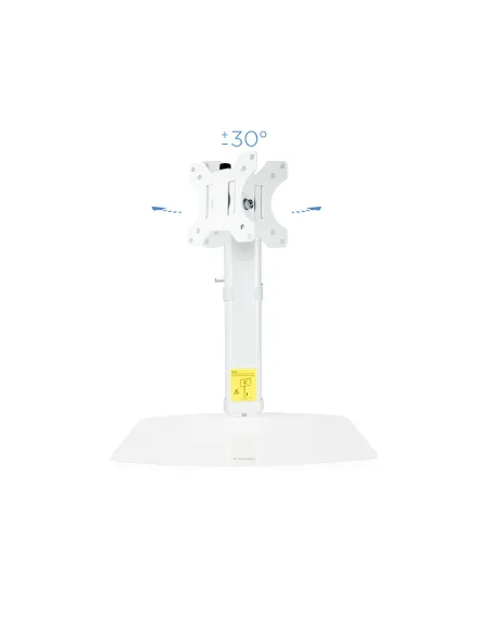 TooQ DB1127TN-W Soporte de Mesa 17-27" Máx. 6Kg Blanco