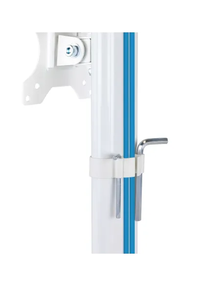 TooQ DB1127TN-W Soporte de Mesa 17-27" Máx. 6Kg Blanco