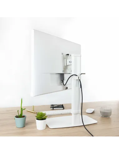 TooQ DB1127TN-W Soporte de Mesa 17-27" Máx. 6Kg Blanco