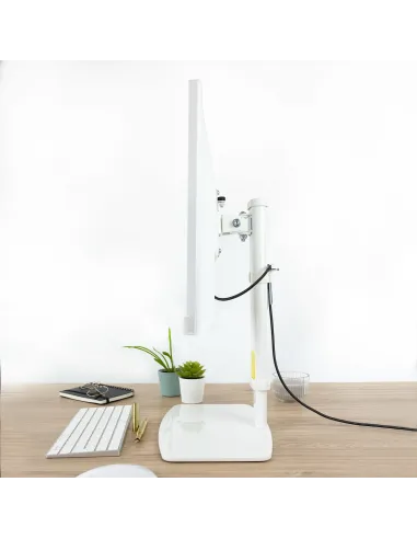 TooQ DB1127TN-W Soporte de Mesa 17-27" Máx. 6Kg Blanco