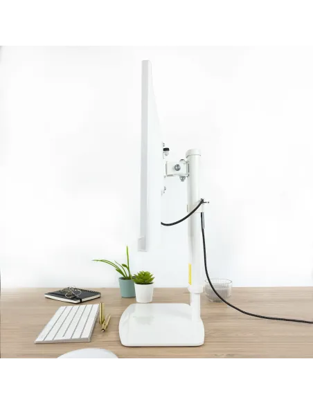 TooQ DB1127TN-W Soporte de Mesa 17-27" Máx. 6Kg Blanco