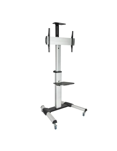 TooQ FS1870M-B Soporte de Suelo Regulable en Altura e Inclinable para TV/Monitor 37 - 70" Máx. 50kg Gris