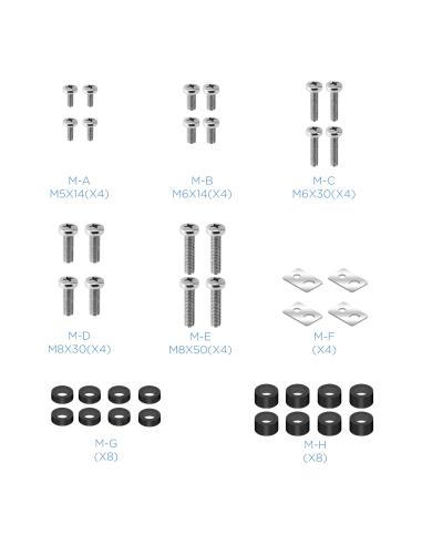 TooQ FS1870M-B Soporte de Suelo Regulable en Altura e Inclinable para TV/Monitor 37 - 70" Máx. 50kg Gris