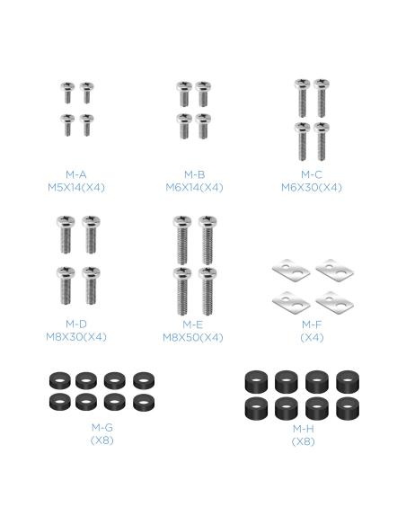 TooQ FS1870M-B Soporte de Suelo Regulable en Altura e Inclinable para TV/Monitor 37 - 70" Máx. 50kg Gris