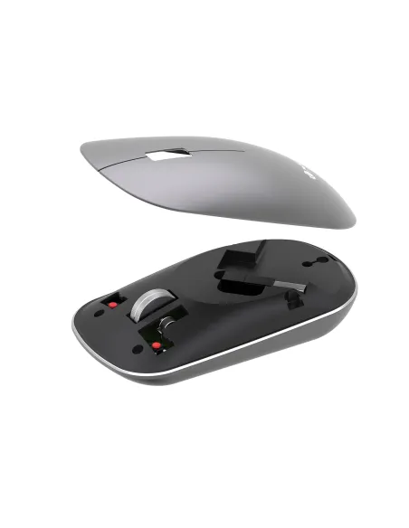 NGS Snoop-RB Ratón Ambidiestro 2400 DPI Gris