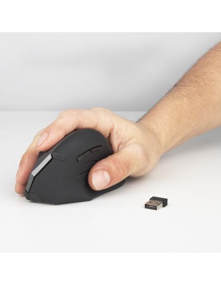 NGS EVOZEN Ratón Ergonómico Vertical Inalámbrico 1600 DPI