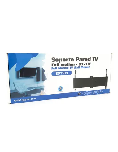 Iggual SPTV13 Soporte de Pared para TV 37 - 70" Máx. 50Kg Negro