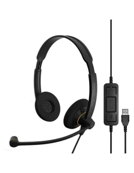 Sennheiser SC 60 USB Auriculares Negros