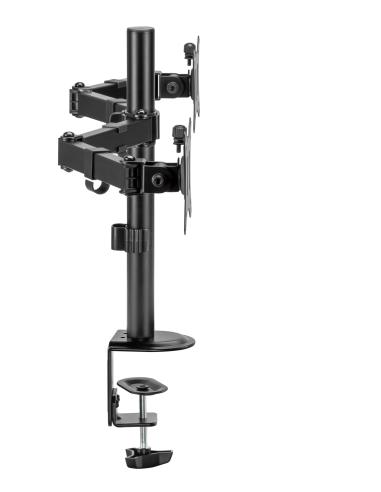 Iggual SPM02 Soporte de Sobremesa para 2 Monitores 17 - 32" Máx. 18Kg Gris