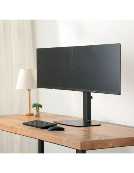 Ewent EW1538 Soporte de Mesa 2 Brazos para Monitores 13 -27" Máx. 12Kg Negro