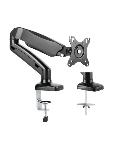 Ewent EW1515 Soporte de Escritorio para Monitor/TV 27" Máx. 6.5Kg Negro