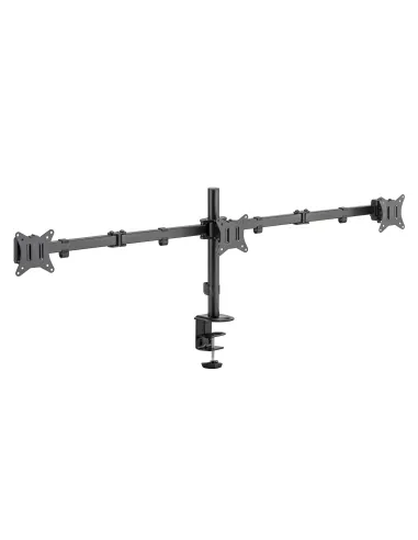 Ewent EW1513 Soporte de Mesa para 3 Monitores hasta 27"  Máx. 7Kg Negro