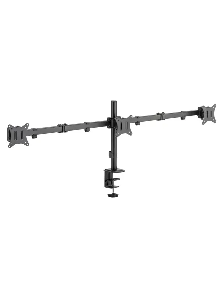 Ewent EW1513 Soporte de Mesa para 3 Monitores hasta 27"  Máx. 7Kg Negro