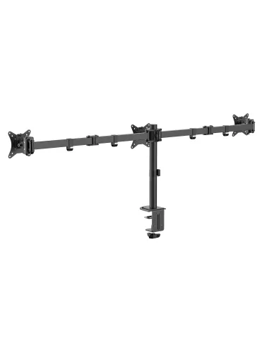 Ewent EW1513 Soporte de Mesa para 3 Monitores hasta 27"  Máx. 7Kg Negro