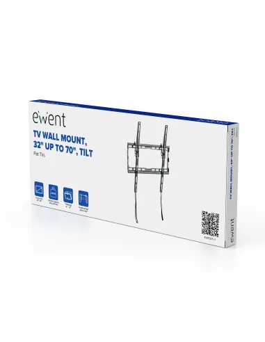 Ewent EW1507 Soporte de Pared Easy Tilt Inclinable para Monitor/TV 37 - 70" Máx. 35Kg