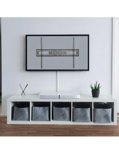 Ewent EW1504 Soporte de Pared Fijo de Alta Resistencia XXL TV 60 - 100" Máx. 75Kg Negro