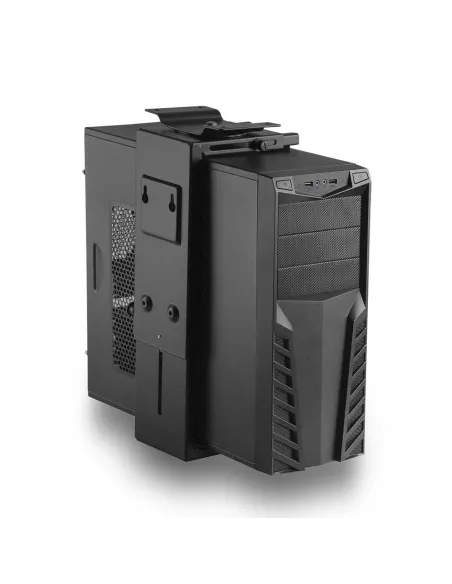 Ewent EW1293 Soporte de Mesa Colgante de Escritorio Ajustable para CPU Máx. 10Kg Negro