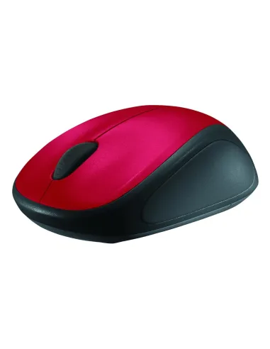 Logitech M235 Ratón Inalámbrico 1000DPI Rojo