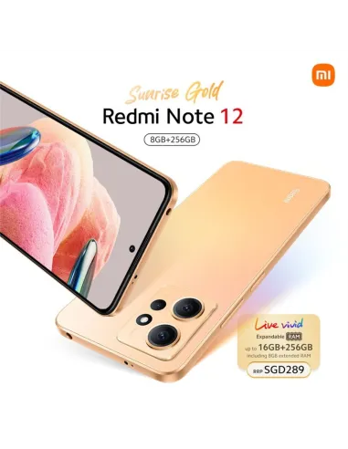 Xiaomi Redmi Note 12 8/256GB Dorado