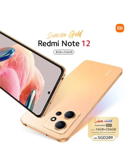 Xiaomi Redmi Note 12 8/256GB Dorado